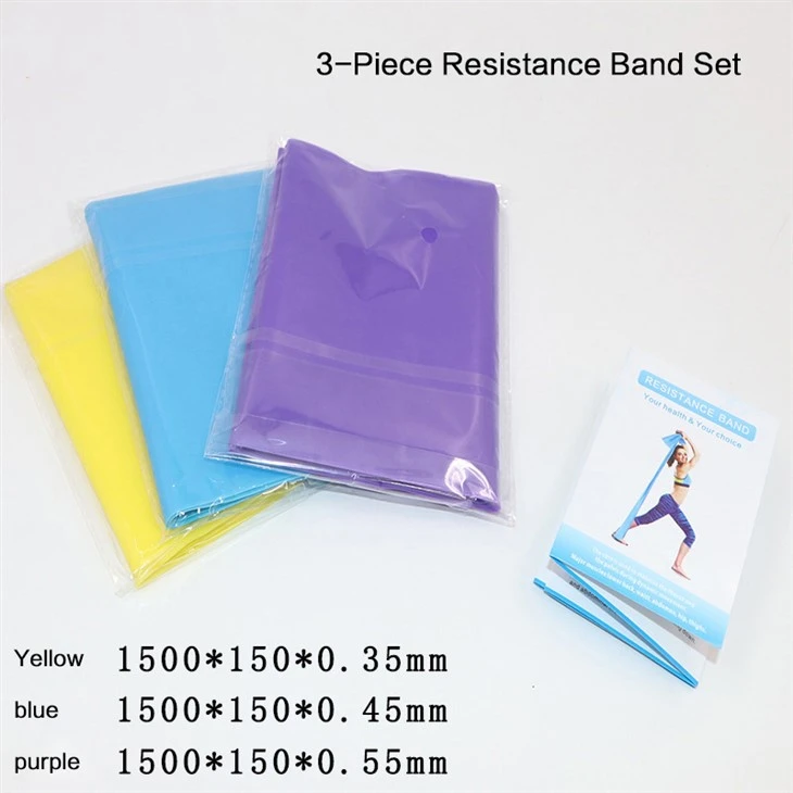 TPE Three-Color Yoga Resistance Band Set best